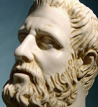 Древнегреческий врач-асклепиад Гиппократ в молодости